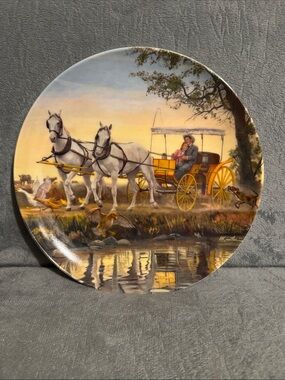 Knowles Collector Plate Oklahoma